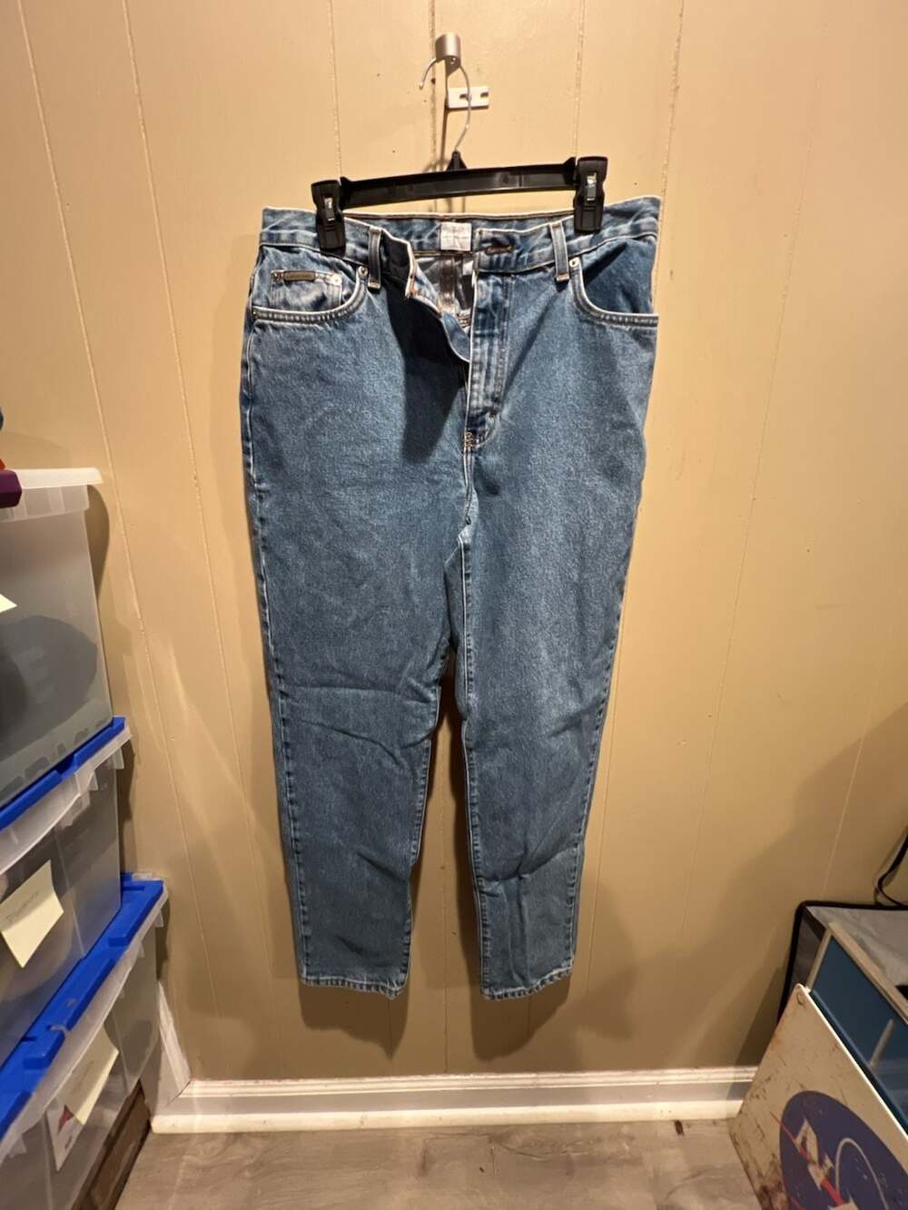 Vintage Calvin Klein Jeans Classic 5-Pocket Mom Jeans, Size 14